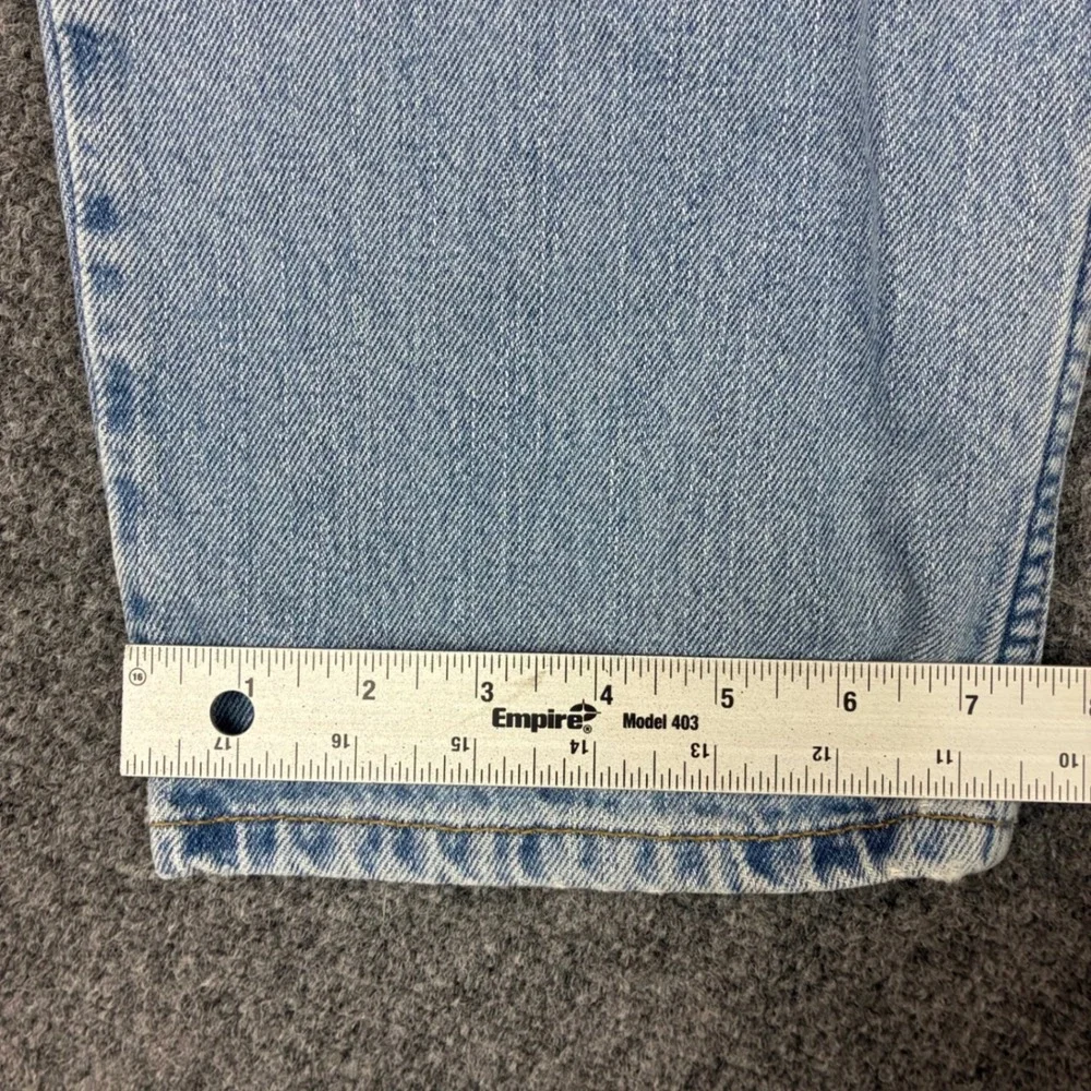 Y2K Levis 550 Relaxed Fit Jeans Mens Size 31x30 Light Wash Blue Denim Cotton